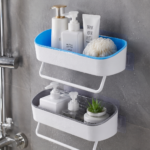 Etager plastique adhisive